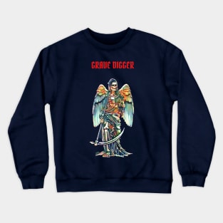 Devil Angel Grave Digger Crewneck Sweatshirt